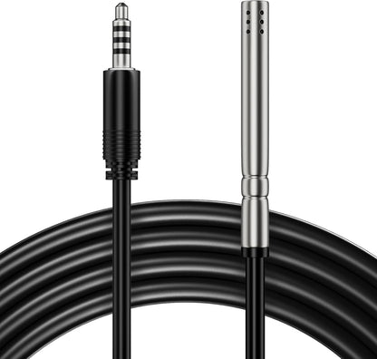 VIVOSUN Temperature & Humidity Sensor Probe: Waterproof Stainless Steel Monitoring Probe for GrowHub Controller