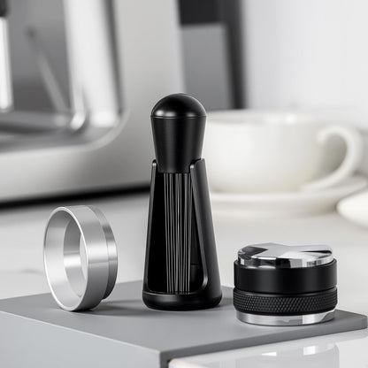 Choxila Espresso Tools Kit – 51mm 2-in-1 Distributor & Tamper, WDT Tool with Needles, Magnetic Dosing Funnel, Espresso Tamper, Espresso Machine Accessories