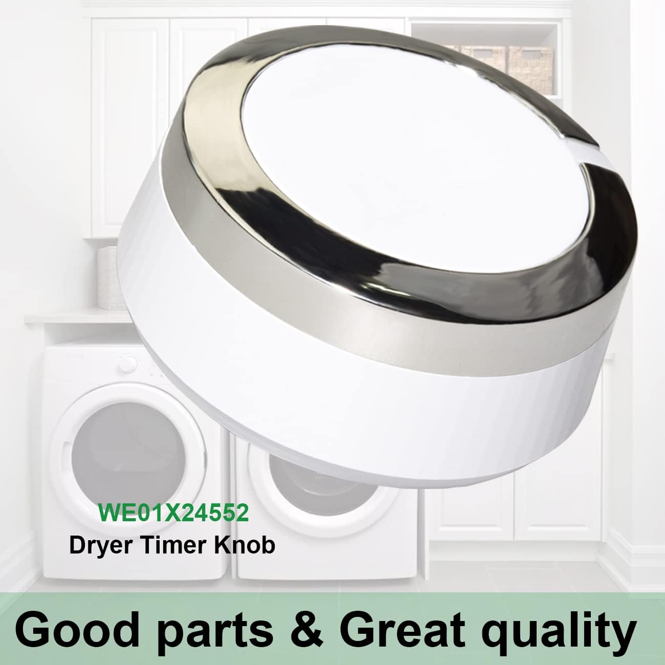 WE01X24552 Dryer Timer Control Knob Replacement for GE General Electric, Compatible with AP6026722, 4396547, PS11736611