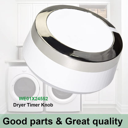 WE01X24552 Dryer Timer Control Knob Replacement for GE General Electric, Compatible with AP6026722, 4396547, PS11736611