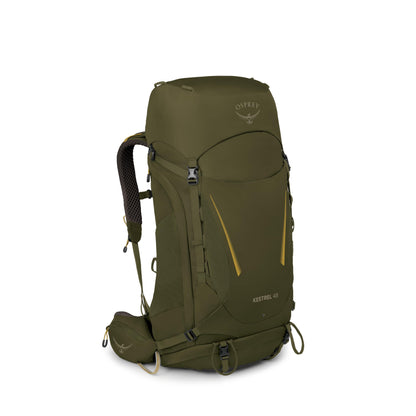 Osprey Kestrel 48L Men's Backpacking Backpack - Hiking & Camping Bag with Waterproof Raincover, Moss Green, Large/X-Large