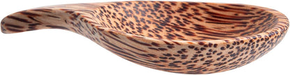 Restaurantware Coco Casa Handmade Serving Spoons - 4 Greaseproof Coconut Spoons, 3.8 Inch, Sustainable Flatware