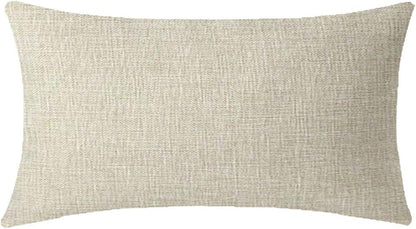 Tropical Beach Starfish Welcome Decorative Lumbar Pillow Case, 12x20 inches, Cotton Linen for Couch Sofa
