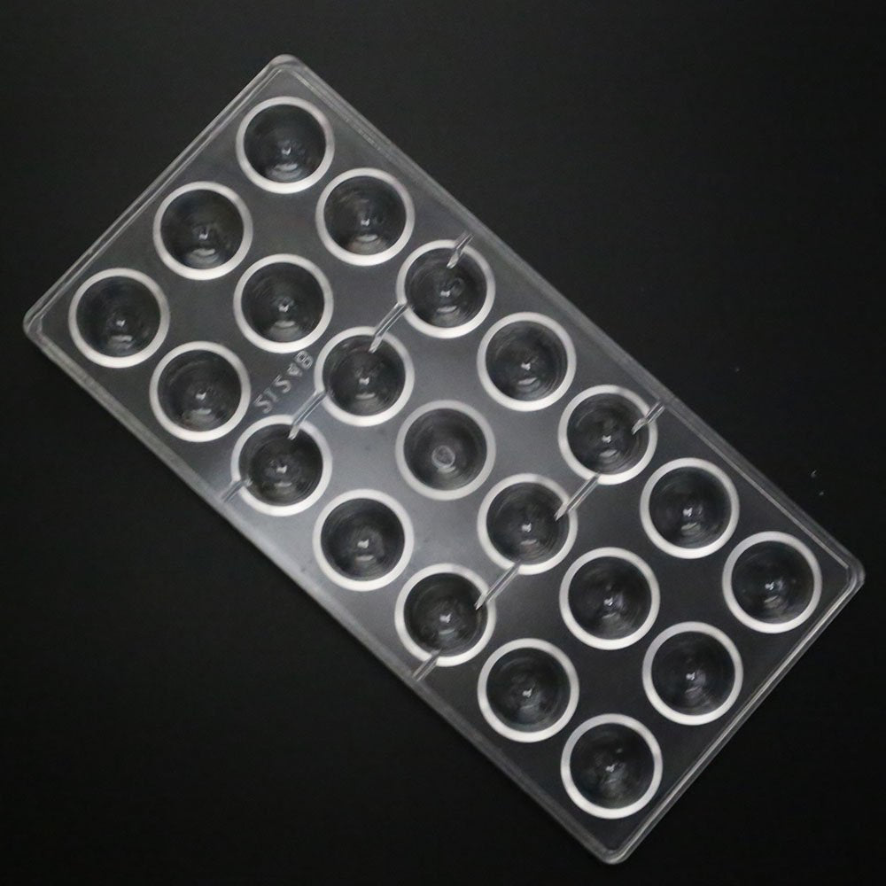 Grainrain polycarbonate chocolate mold polycarbonate chocolate bar mould Bullet Clear Hard Plastic candy pastry tools - Big Size (19322)