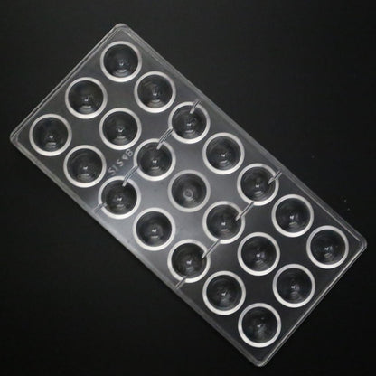 Grainrain polycarbonate chocolate mold polycarbonate chocolate bar mould Bullet Clear Hard Plastic candy pastry tools - Big Size (19322)