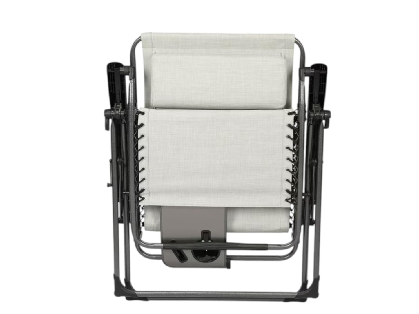 Member Mark Extra Large Anti-Gravity Chair, Folding Recliner with Headrest, Set of 2 (Cast Silver)