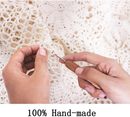 14x36 inch KEPSWET Cotton Handmade Crochet Lace Oval Table Runner Christmas Dresser Console Coffee Table TV Stand Decor