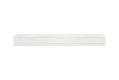 Pearl Mantels ARYB48612 Premium Grade A MDF White mantel shelf, Crisp White paint, 48"L x 9"D x 5"H, The perfect compliment to your hearth and home