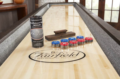Playcraft Brazos River 12' Weathered Black Pro-Style Shuffleboard Table