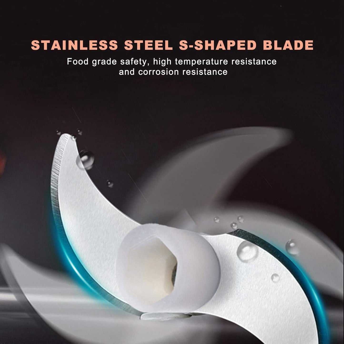 Food Processor, 250Ml Food Supplementary Machine for Mini Blender, Small USB Maker for Household Chopper
