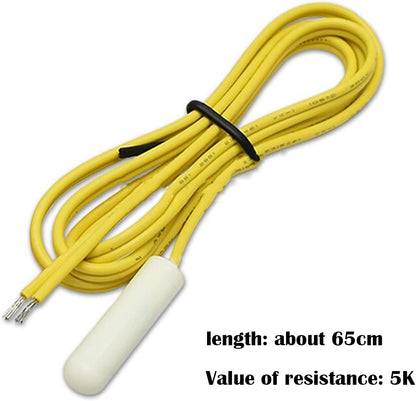 LICHIFIT Refrigerator Temperature Sensor Freezing 2K/5K/10K Defrosting Detection Probe for Toshiba, LG Refrigerator