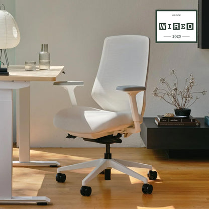 Branch Ergonomic Chair Pro - Mesh Office Chair with 14 Points of Adjustment - Height, Depth & Tilt Adjustable - 5D Armrests - Forward Tilt, Smooth Recline, and Lumbar Support - Shore