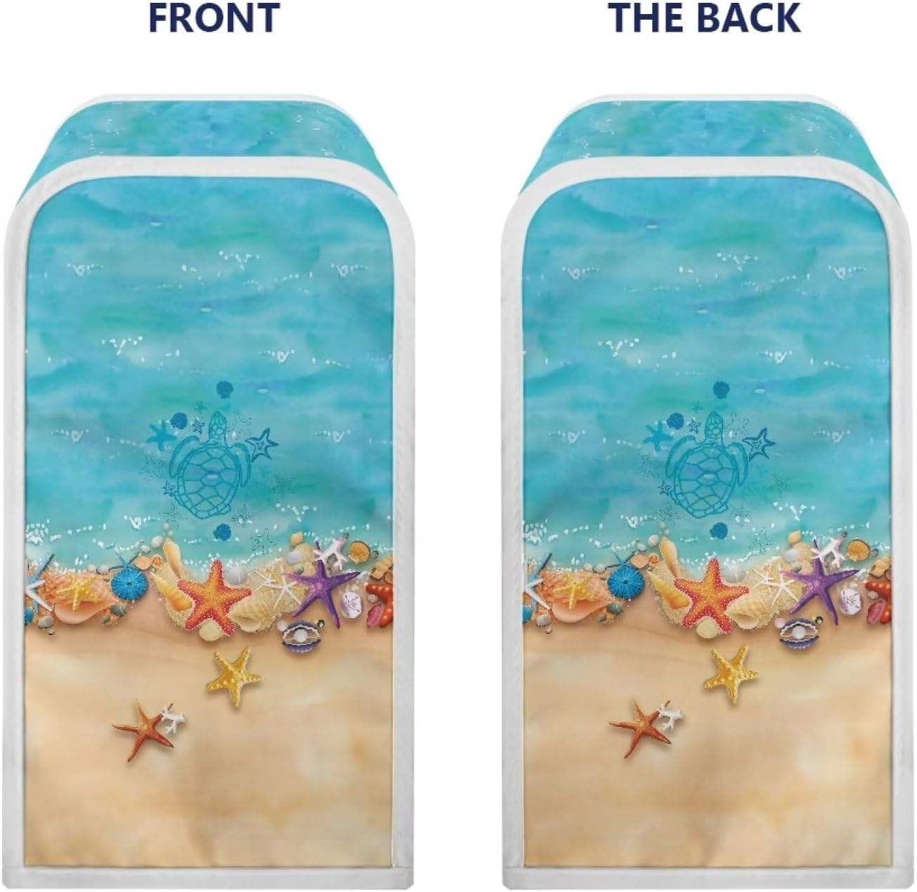 Starfish Sea Electric Can Opener Dust Cover, Portable Stain Resistant Dust Covers for Small Kitchen Appliances