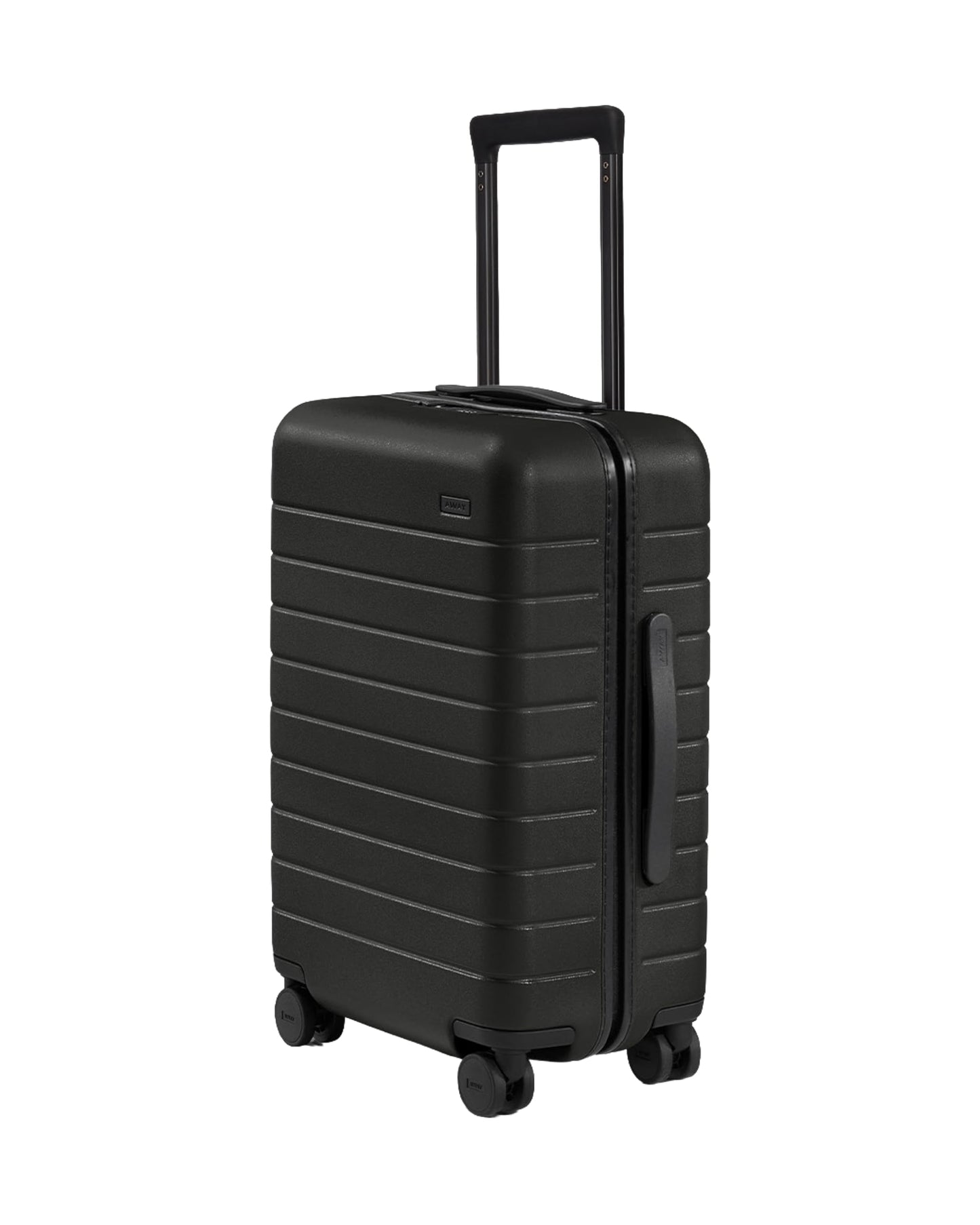 Away Carry-On Luggage - 22-Inch Lightweight Hardside Suitcase with 360° Spinner Wheels, Interior Compression System, TSA-Approved Lock - Jet Black