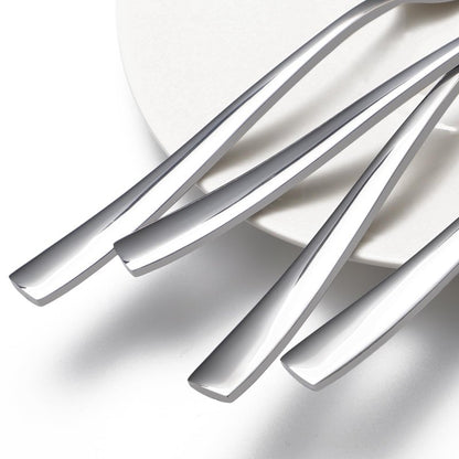 8-Piece Salad Forks Set, Food Grade Stainless Steel Silverware Dinner Fork, Flatware Forks Use for Home, Kitchen, Restaurant, Dishwasher safe - 7 Inches