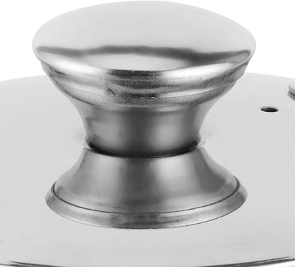 Stainless Steel Teapot, Round Coffee Tea Pot Water Kettle for Kitchen, Hotel, Restaurant, Conference Room (Silver)