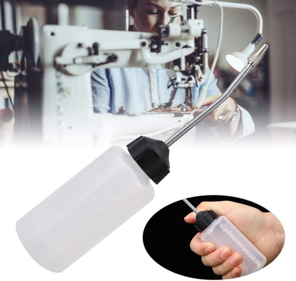 HEEPDD 5Pcs Sewing Machine Oil Dispenser, 120mL Precision Oil Bottle with Lengthened Nut Tip for Lubricating Machines