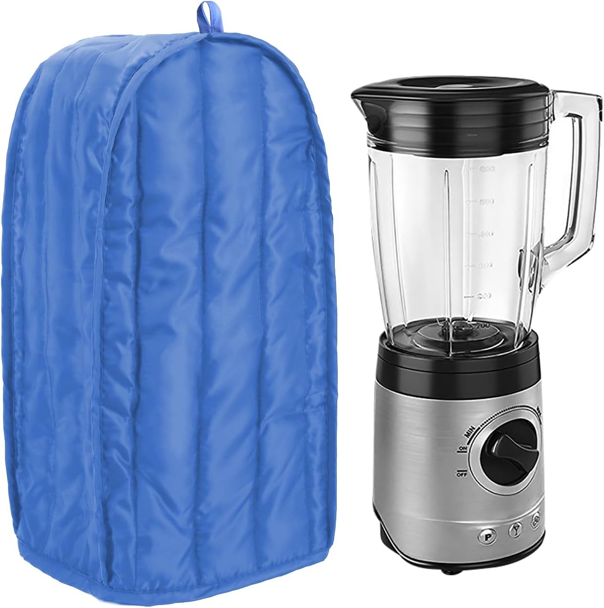 Blender Dust Cover, Stand Mixer or Coffee Maker Appliance Cover, Anti Fingerprint Polyester for Home Kitchen (Blue)