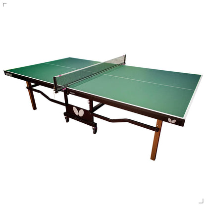 Butterfly Nippon 22 Ping Pong Table | Indoor Rollaway Table Tennis Table | Built Like A Tank | for Clubs, Home Game Rooms, Institutions | Professional Ping Pong Net Included | Playback Option