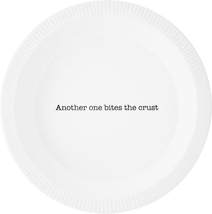 Mud Pie Circa Pie Plate with Server - White/Silver