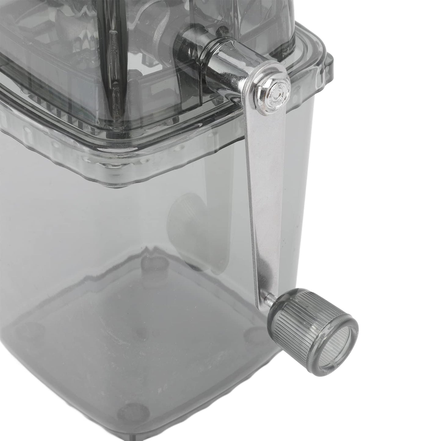 YOUTHINK Ice Crusher, Manual Ice Crusher Small Portable Crusher Hand Operated Snow C1 Machine Grey for Home Kitchen Summer Cooling