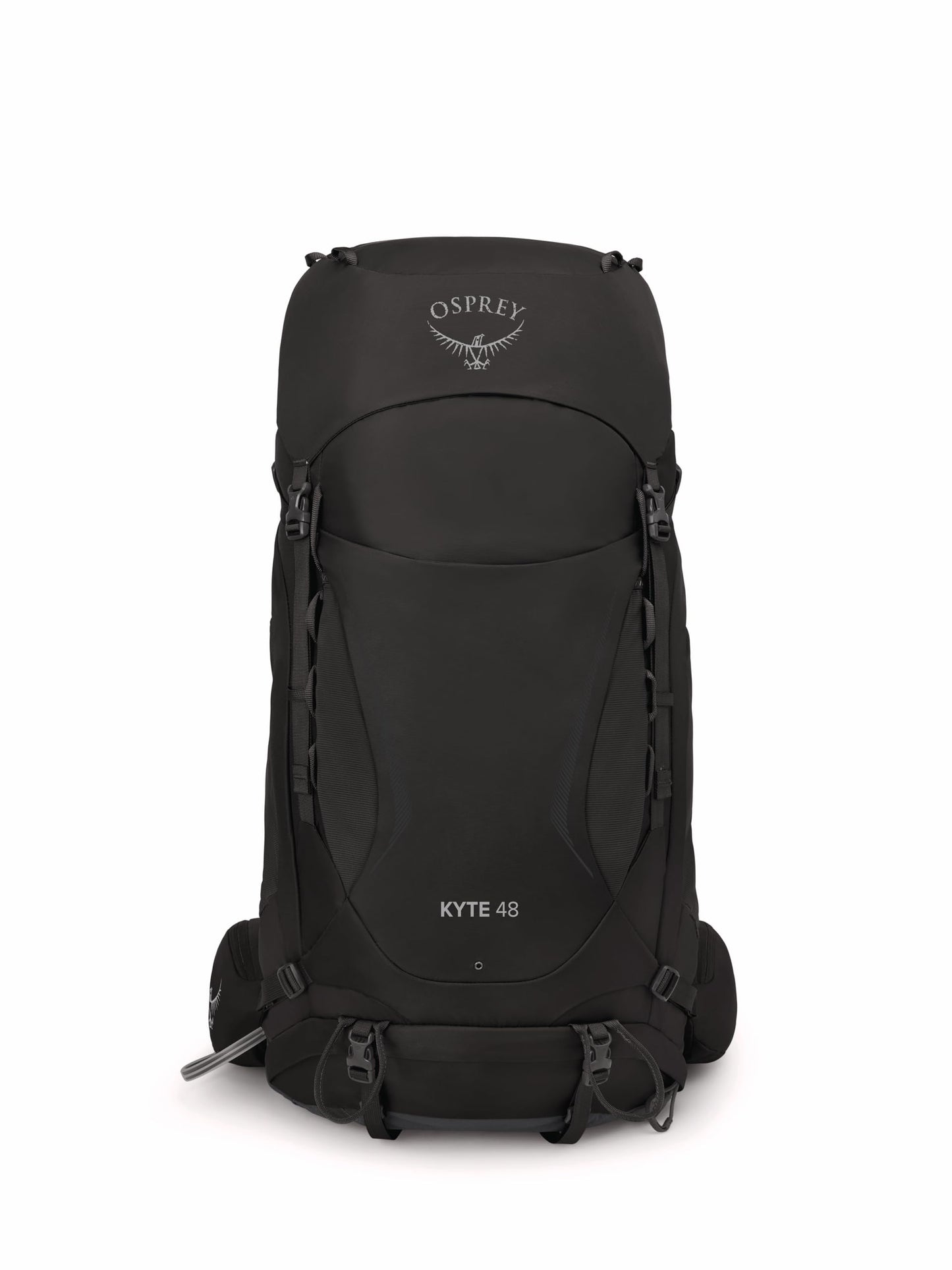 Osprey Kyte 48L Women's Backpacking Backpack with Hipbelt, Black, WXS/S