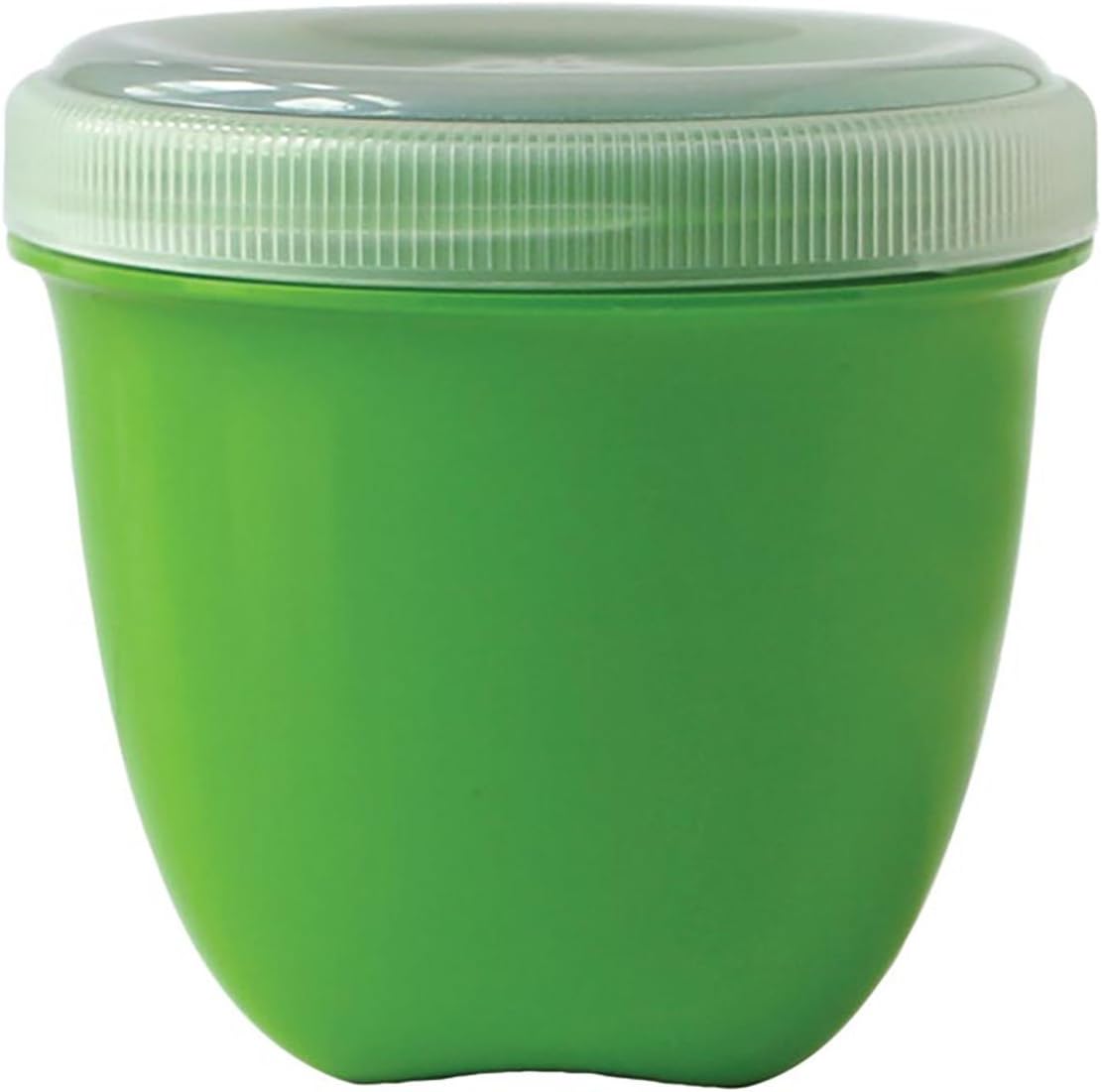 Food Storage Container, 8 Ounce Mini, Set of 4, Apple Green, Made from Recycled Plastic