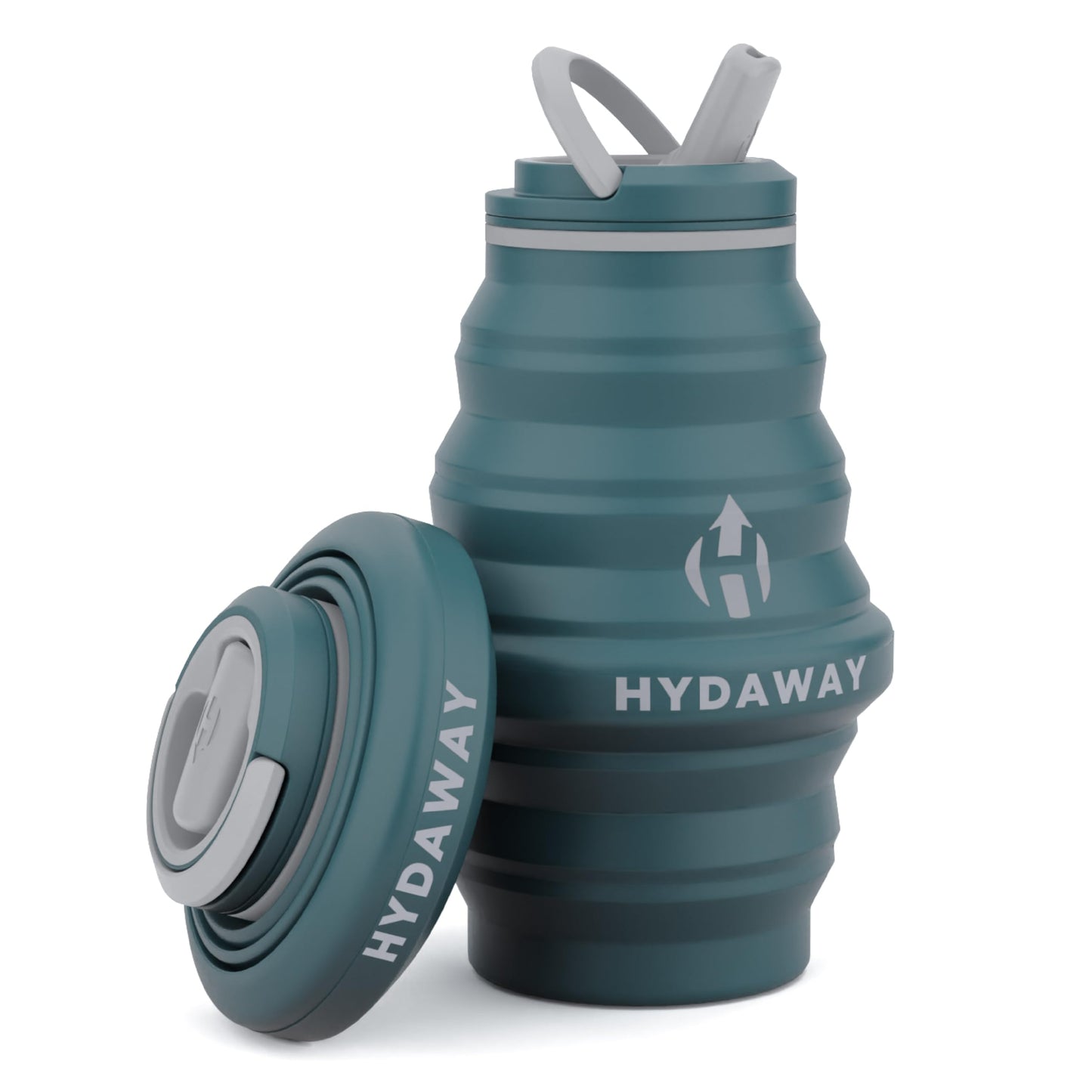 HYDAWAY 17oz Travel Collapsible Water Bottle - BPA-Free, Leakproof, Lightweight, Reusable - Perfect for Travel, Hiking, and Everyday Hydration