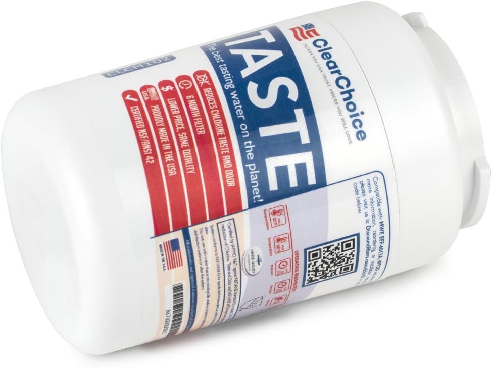 Clear Choice CLCH102 Compatible GE MWF Refrigerator Water Filter, NSF/ANSI 42