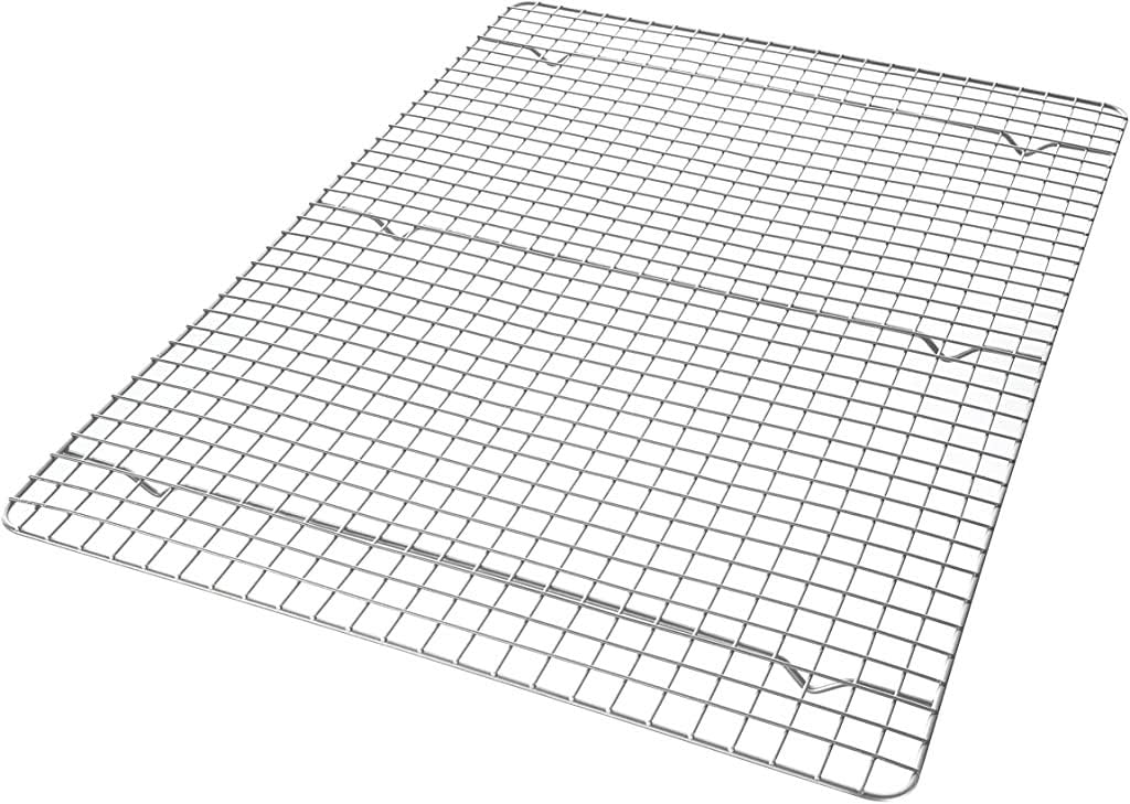 USA Pan X-Large Bakeable Nonstick Cooling Rack, XL, Stainless Steel