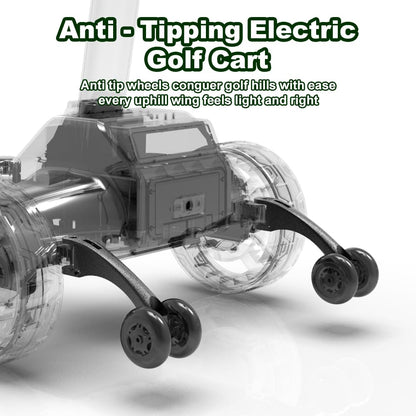 Icango caddy G5 Electric Golf cart,Electric Golf Push Cart Auto Follow You, 45 Holes Battery,Remote/APP/Manual Control,Anti-Tipping,Electric Golf Push cart with Remote,Umbrella,& Phone Holder