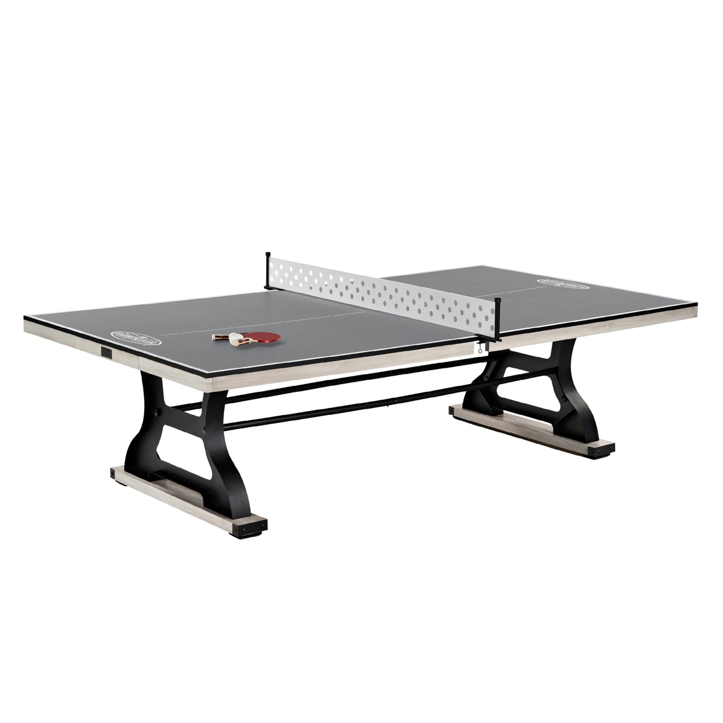 Barrington 9-ft Coventry Tennis Table, Official Size with Durable Metal Net and Storage Drawer, Perfect for Family Game Rooms