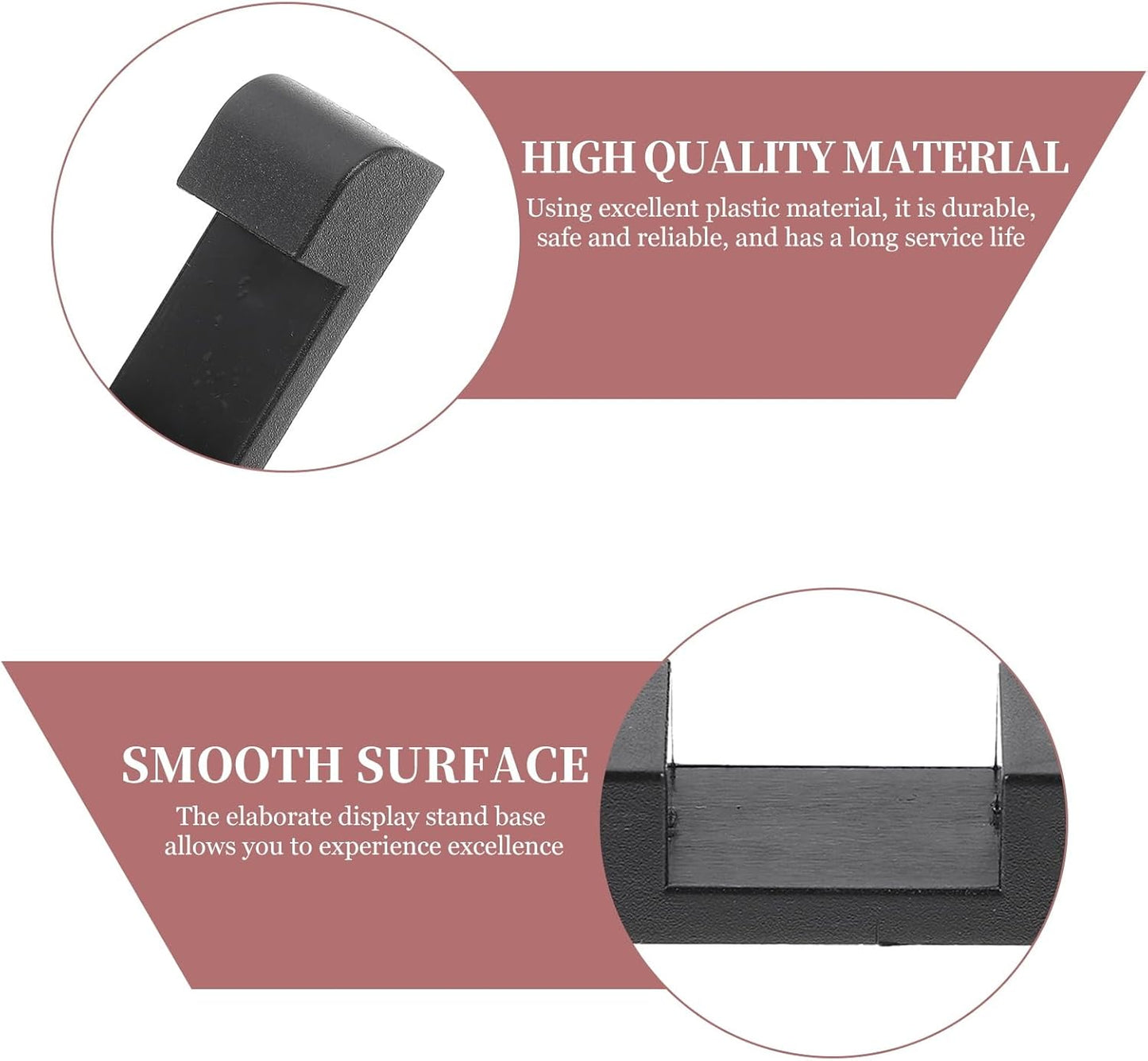 UKCOCO 50pcs Display Stand Base Car Stands Frame Holder for Floating Display Case, 3D Floating Display Frame Bases