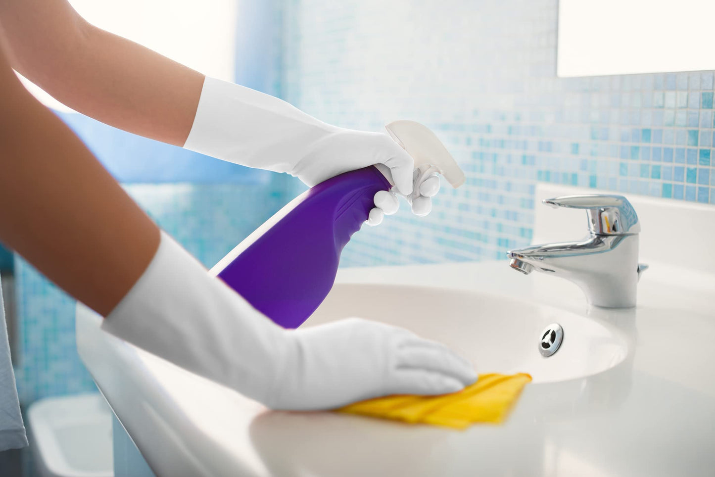Soft Scrub Premium Comfort Latex Free Household Cleaning Gloves, Medium