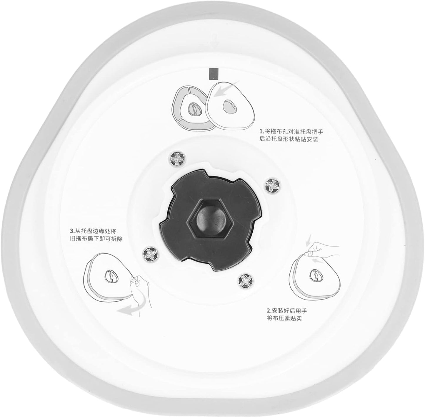 Mop Module Part for Narwal J1, Sweeping Robot Vacuum Cleaner Replacement Mop Rotating Assembly Kit