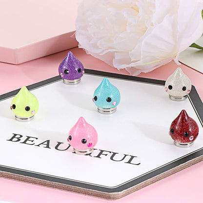 DSLONG 6PCS Diamond Painting Magnet Cover Holder, Diamond Painting Magnet Cover, Cross Stitch Diamond Painting Holder, Suitable for DIY Diamond Painting Colored Art (Cute)