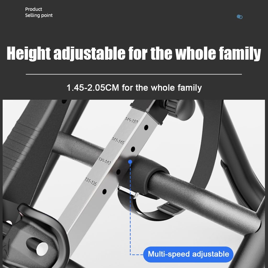 Heavy duty inversion table for back pain relief, capacity of 330 LBS, back inversion table with 180 degree full inversion