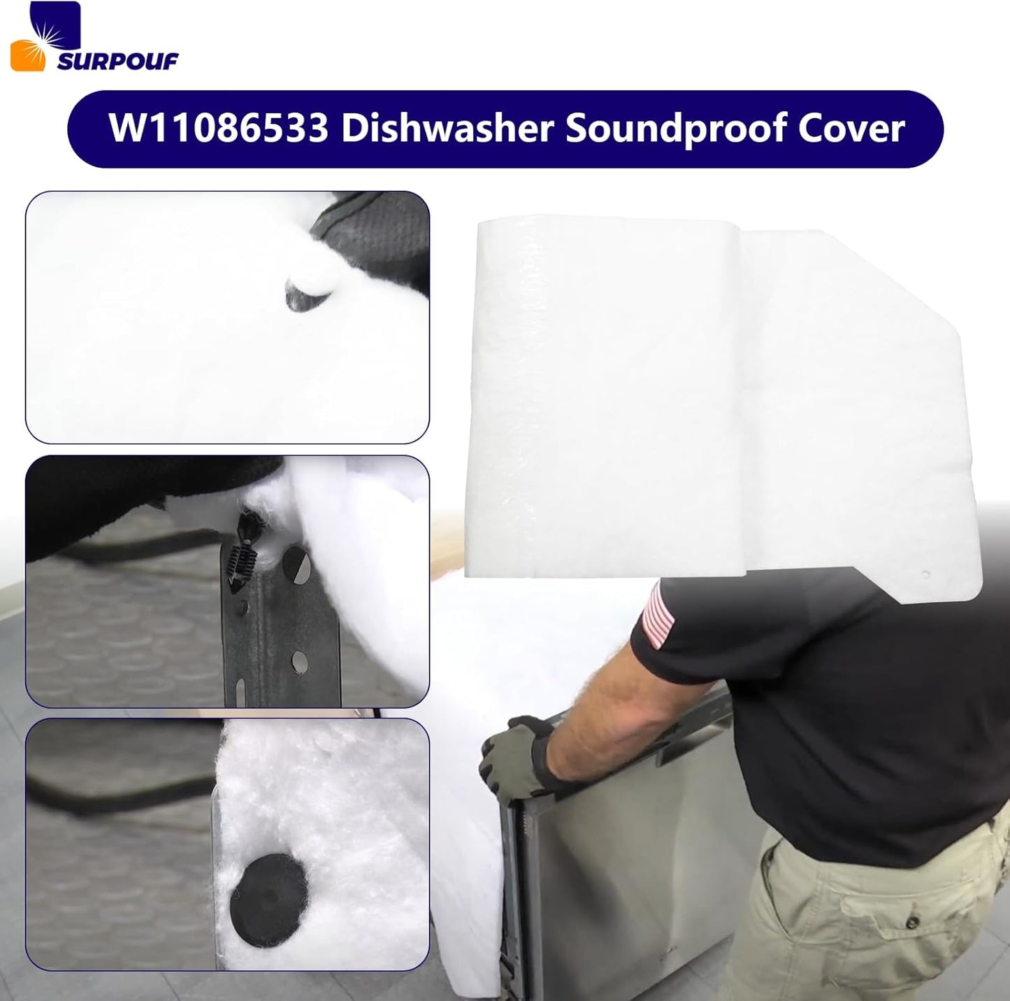 W11086533 Dishwasher Sound Shield