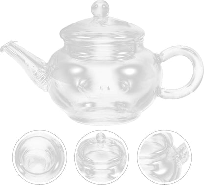 Mini Teapot, Mini Coffee Pot, Loose Leaf Glass Tea Maker, Household Kettle for Restaurant Tearoom Supply
