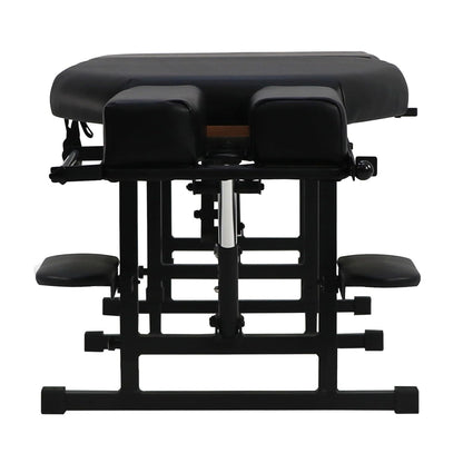 Helsevesen Arena 120 Portable Stationary Chiropractic Table, Thoracic & Pelvic Drops, Foldable Treatment Table with Adjustable Headrest, Height Not Adjustment