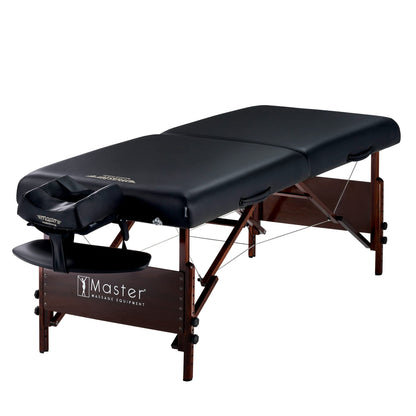 Master Massage 30" Del Ray Pro Portable Massage Table, 750lbs Working Capacity, 3" Cushioning, Black
