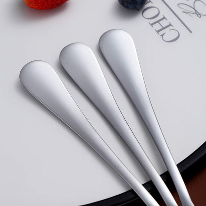 Dinner Forks Set of 6, Berglander 7.9" Stainless Steel Shiny Mirror Fork Set, Sturdy and Dishwasher Safe