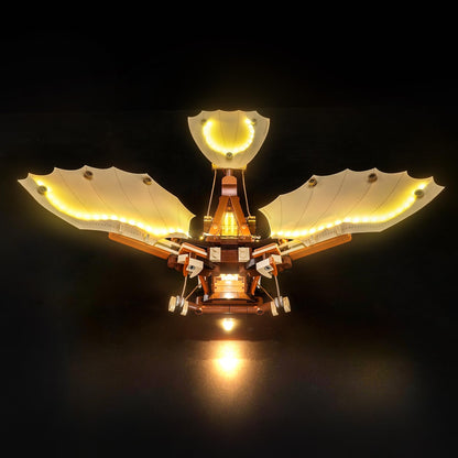Brickshining LED Lighting Compatible with Lego Leonardo da Vinci’s Flying Machine, Light Kit Compatible with Lego 10363 Leonardo da Vinci’s Flying Machine, NOT Included The Model Set