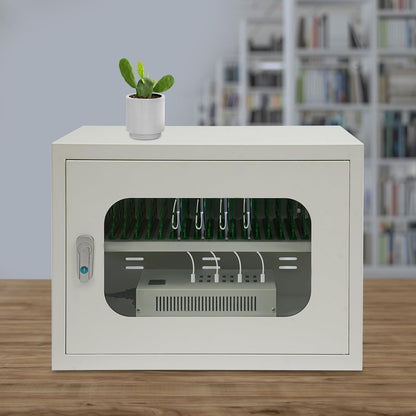 Rechargeable Mobile Phone Charging Cabinet,20 Slots Cell Phones Charging Station Portable Cellphone Charging Cart with Combination Lock, for Students and Employees, Tourists (20Slots)