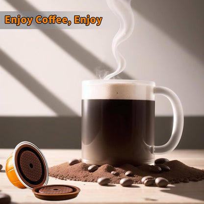 Refillable Vertuo Coffee Capsules Discs, 2 Pcs Reusable Coffee Capsule Lid for Vertuoline & Vertuo Pods