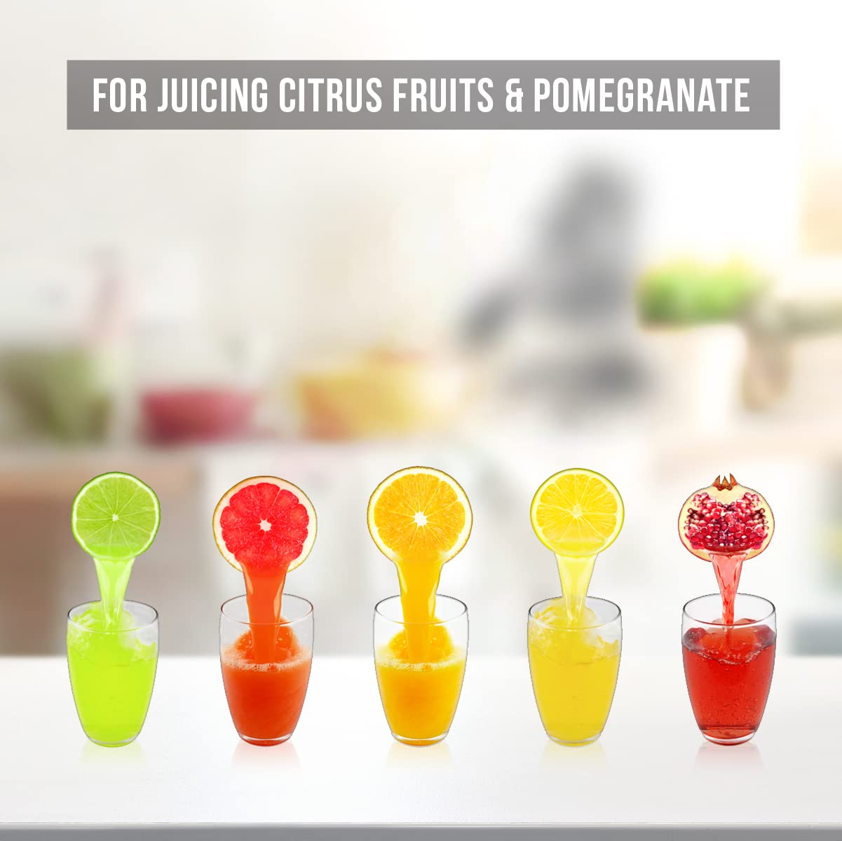 Eurolux Ultra-Premium Cast Iron Juicer | Extra-Large, Heavy Duty, Commercial Grade, Stainless Steel Manual Hand Press Citrus Squeezer For Fresh Orange Juice, Pomegranate, Lemon, and Much More (Gray)