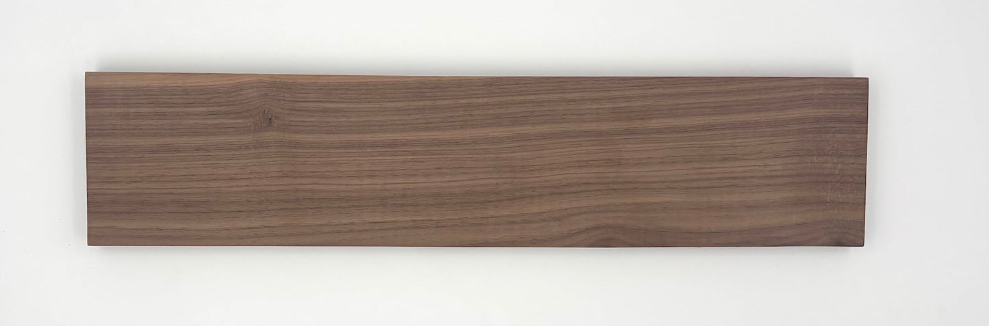 Walnut Hardwood Board 4" x 0.75" x 12" – Premium S4S Surfaced Four Sides – Craft Wood for DIY, Woodworking, Turning, Carving, CNC, Small Projects – Clear, Straight-Grain Eastern Walnut
