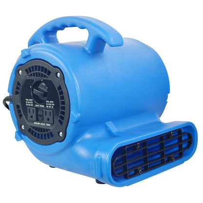 BLOTEK 1/2hp 2800CFM Speed Air Mover Carpet Dryer Floor Fan Cooling Fan - Industrial Heavy Duty Abanico de Piso Blower Fan with High Power for Commercial and Industrial Use