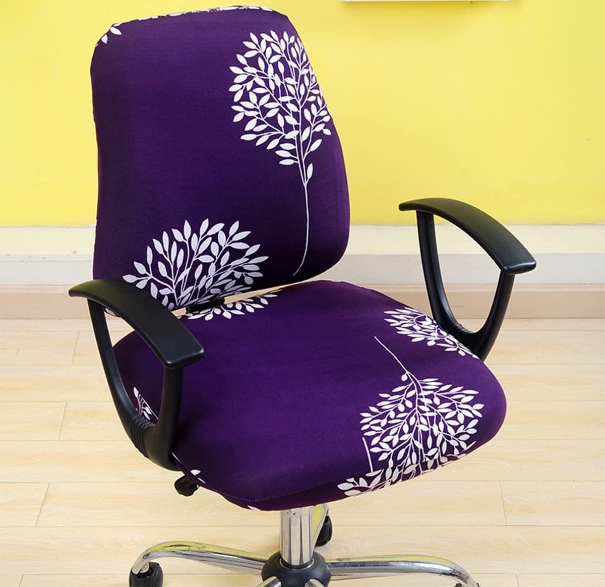 Computer Office Chair Cover, Stretchable Universal Rotating Chair Slipcover