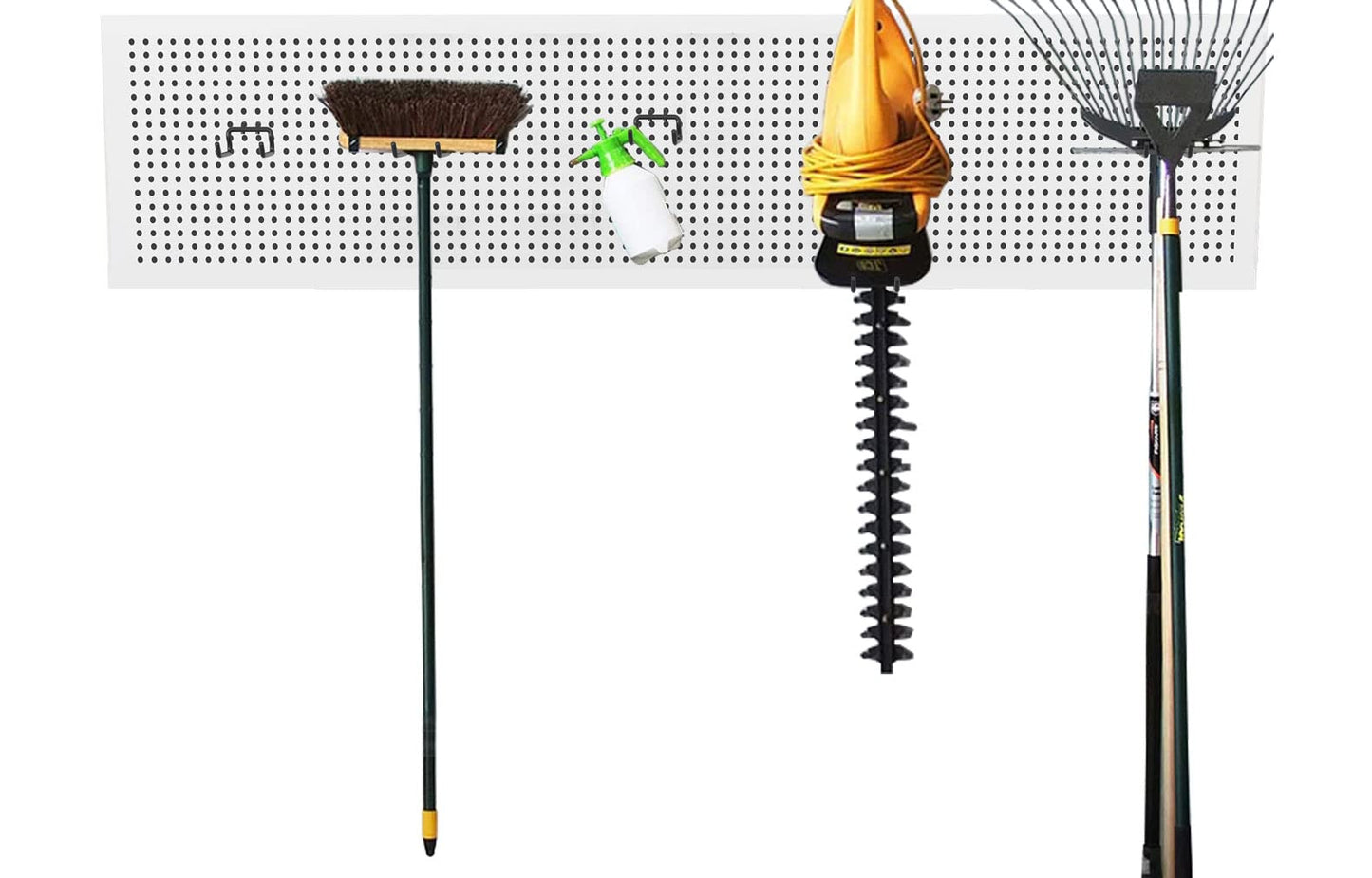 KINOMI 24 Pack Pegboard Hooks Heavy Duty Pegboard Drill Holder Power Tool Holder, Value Set, Large Pegboard Accessories and Hooks for Tools, Power Drills, Art and Craft Supplies etc